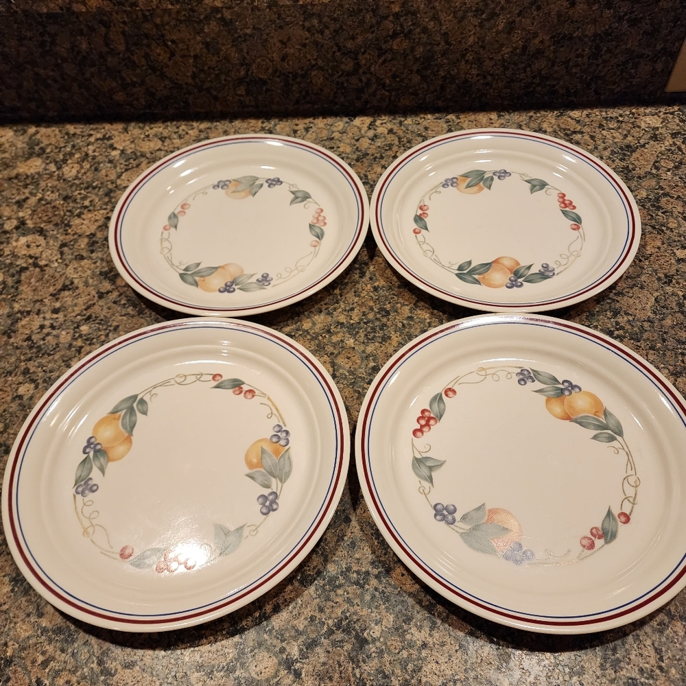 Corelle Abundance 8.5" Luncheon Plates, Set Of 4